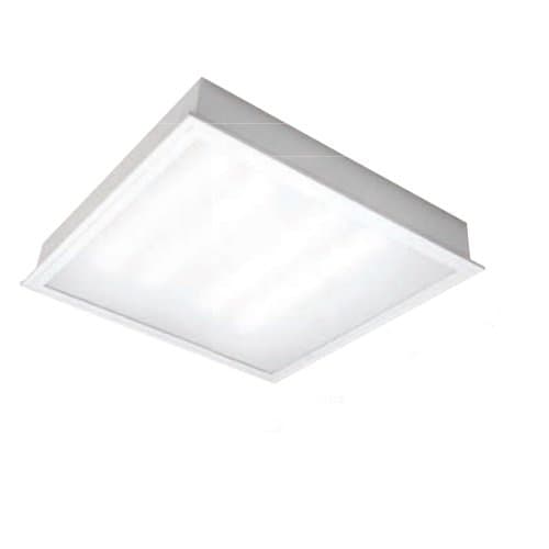 TCP Lighting 35W 2X2 LED Premiere Series Troffer, 3200 Lumens, 3000K, Universal, Opaque