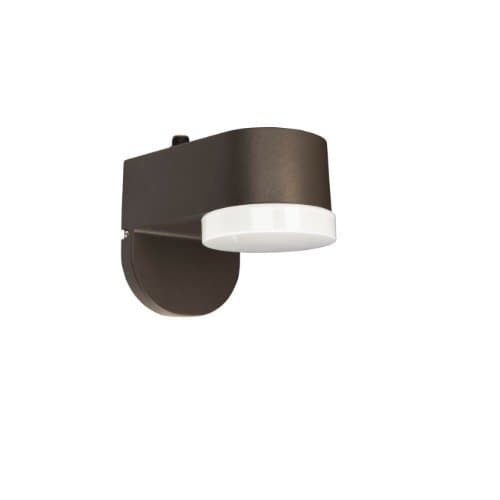 TCP Lighting 12W LED Wall Flat w/ Photocell Sensor, 1400 Lumens, 5000K, Bronze