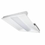 TCP Lighting 38W 2X2 LED Volumetric Troffer w/ Backup, Dimmable, 4200 lm, 3000K