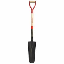 Union Tools 14" Sharpshooter Drain Spade with Big Grip D-Grip