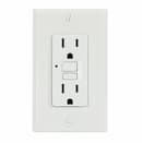 USI 15 Amp GFCI Outlet, Tamper Resistant, White