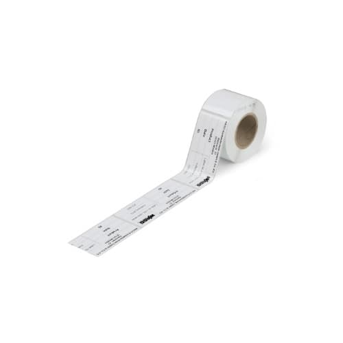 Wago 33mm x 70mm Type Labels, White