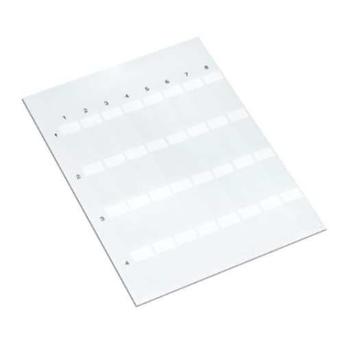 Wago Self-Laminating Labels, White