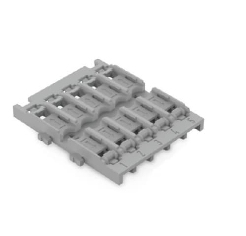 Wago Mounting Carrier, Snap-in Mounting 5-Way, Gray