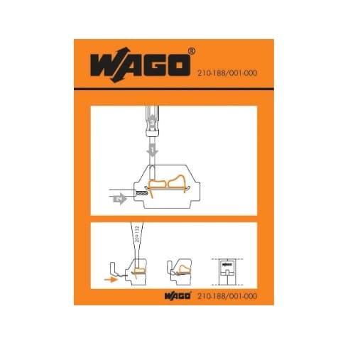 Wago Operating Instructions Sticker, Side-Entry, 260 to 262 Series