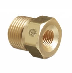 Western CGA-540 Female NPT Outlet Adaptors for Manifold Pipelines