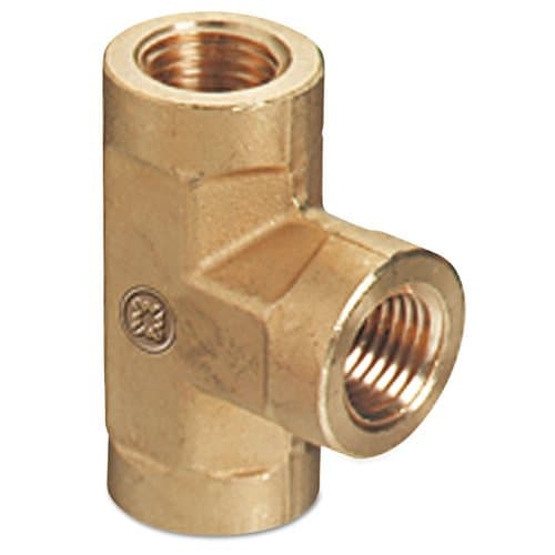 Western 1000 PSIG 3-Way Female Brass Pipe Thread Tee