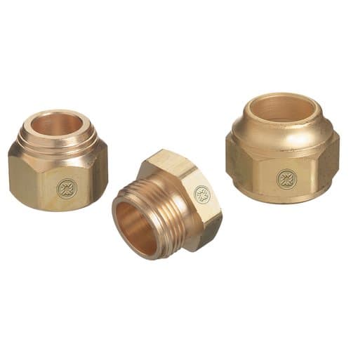 Western Brass Male Hex Shaped Torch Tip Nut Replacement