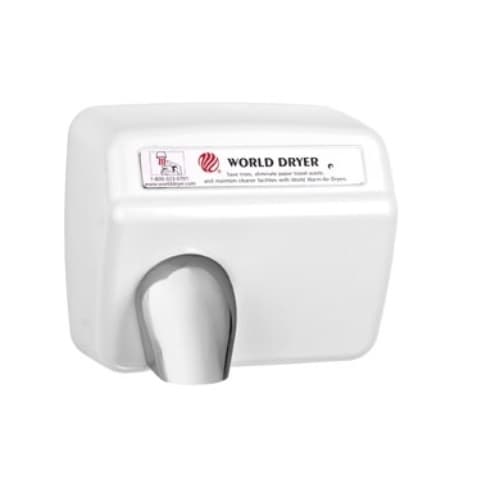 World Dryer 1725W Standard Hand Dryer, Model XA, 115V