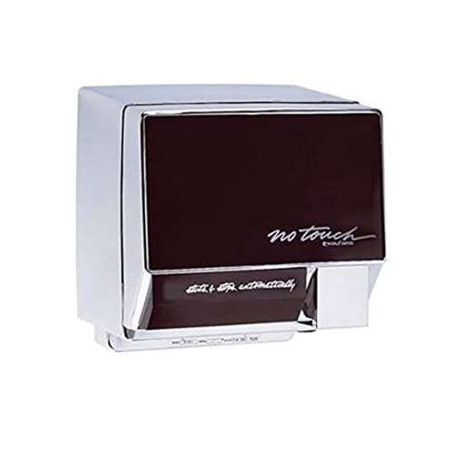 World Dryer 2000W Automatic NoTouch Hand Dryer, 110V-120V, Aluminum, Chrome Body