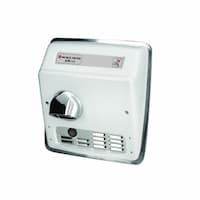 2300W AirMax Hand Dryer, 115V, Cast Iron, White Finish