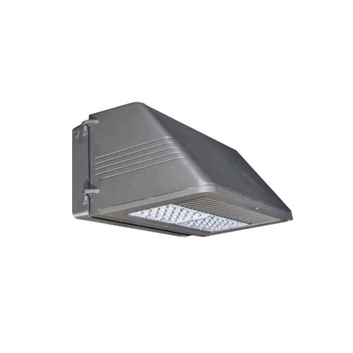 ILP Lighting 87W Wall Pack w/ 14W BBU, Full Cut-Off, T2, 120V-277V, 5000K, White