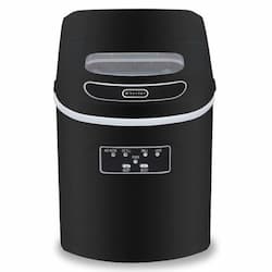 27-lb Capacity Portable Ice Maker, Black