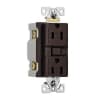 Eaton Wiring 15 Amp Tamper Resistant Duplex GFCI Receptacle Outlet, Oil Rubbed Bronze