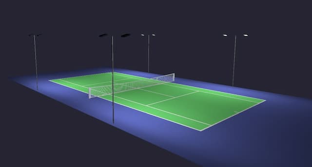 Outdoor Tennis Court