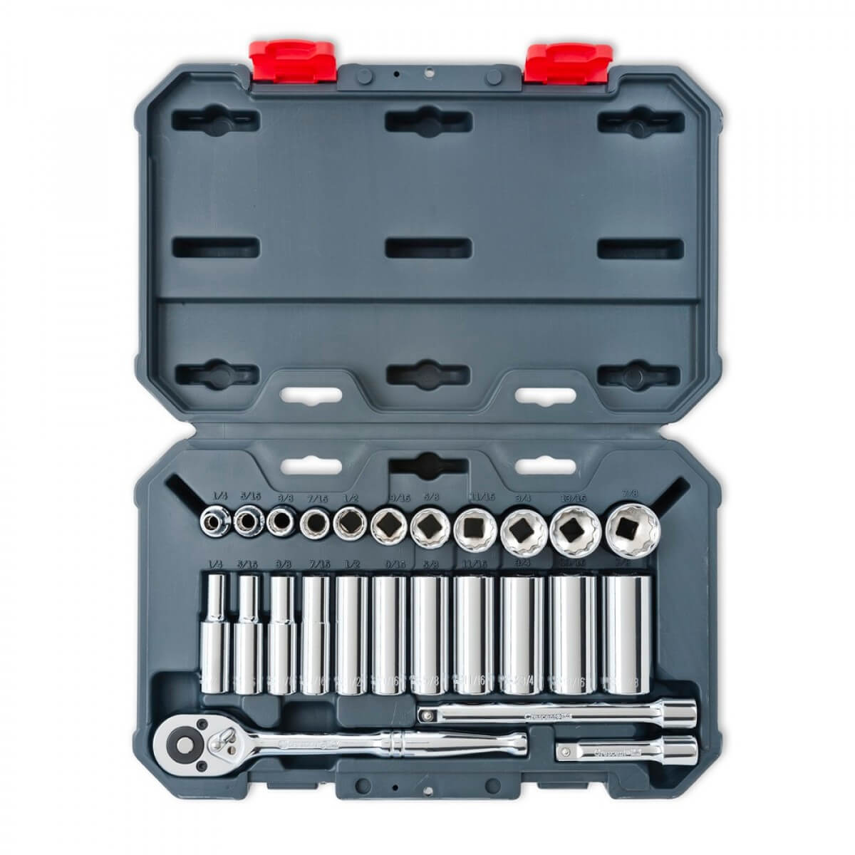 Wiha 33796 | 22 Piece 3/8” Drive Professional Standard and Deep