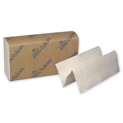 White, 1-Ply Envision Multifold Paper Towels- 9.20 x 9.40 ( 24590 ...