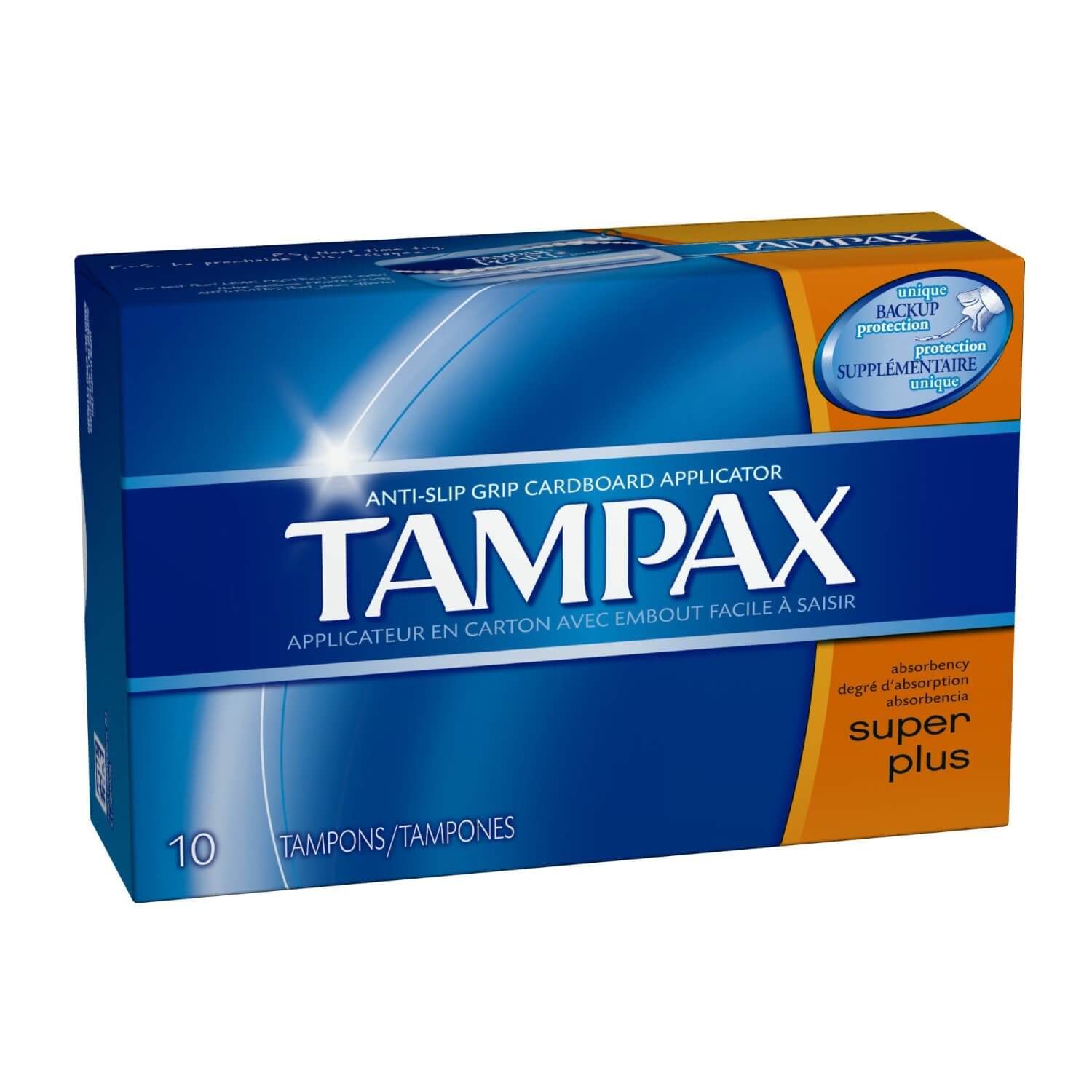 Tampax Tampax Compak Super Plus Tampons Tampax is committed to