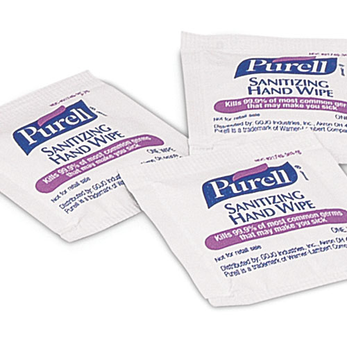 Purell Individually Wrapped Sanitizing Wipes 5X7, 1000 ct ( 90211M)