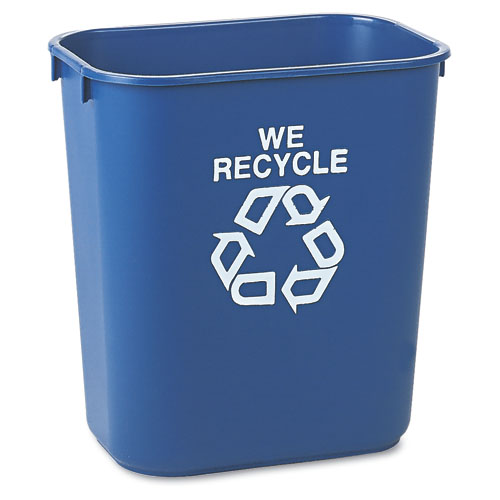 Blue Deskside Paper Recycling 13-5/8 qt. Containers ( 2955-73 BLU ...