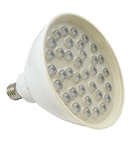 Dabmar 40W LED PAR56 Bulb, Multicolor LED, E26 Base, 100V-265V, 6400K ...