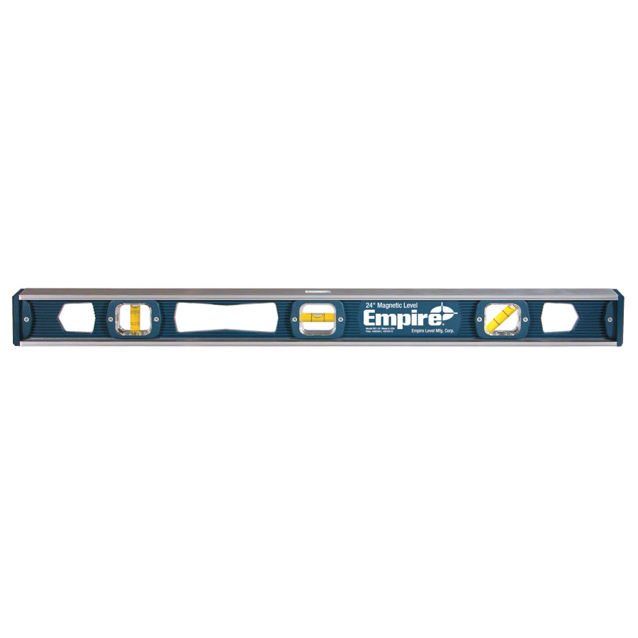 24 Inch Magnetic Aluminum Level w/ 3 Vials ( 581-24) | HomElectrical.com