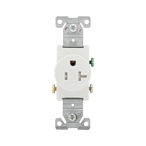 Eaton Wiring 20 Amp NEMA 5-20R 125V Straight Blade Single Receptacle