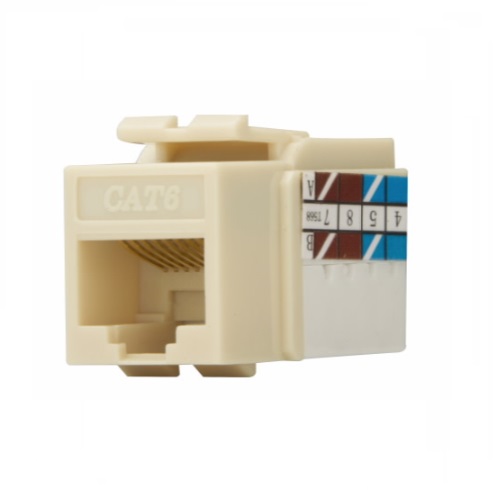 Eaton Wiring Cat 6 Modular Jack, 8-Conductor, Ivory (Eaton Wiring 5546 ...