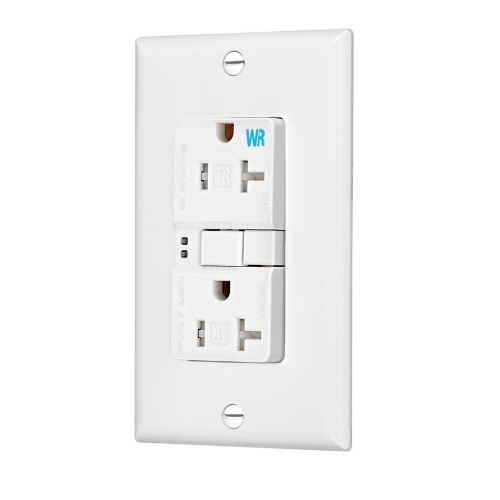 Eaton Wiring 20 Amp Tamper & Weather Resistant GFCI Receptacle Outlet ...