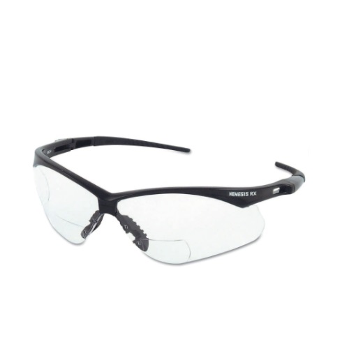 Safety Glasses, 2.5 Diopter, Anti-Scratch Lens, Black ( 28627 ...