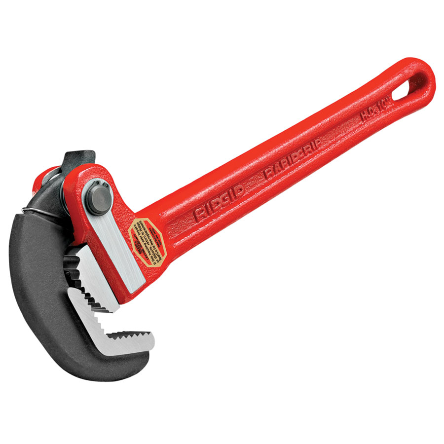 Ridgid 18 Aluminum Pipe Wrench With Rapid Ratcheting Action Ridgid