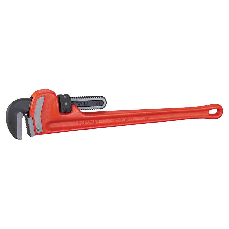 Ridgid 24'' Steel Heavy Duty Straight Pipe Wrench (Ridgid 31030 ...