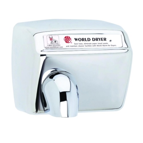 World Dryer 2300W Automatic Model XA Hand Dryer, 115V, Stainless Steel ...