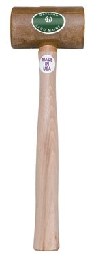 Vaughan Rawhide Face Mallet with Malleable Iron Head