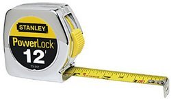 Stanley Decimal Tape Rule 1/2 x12