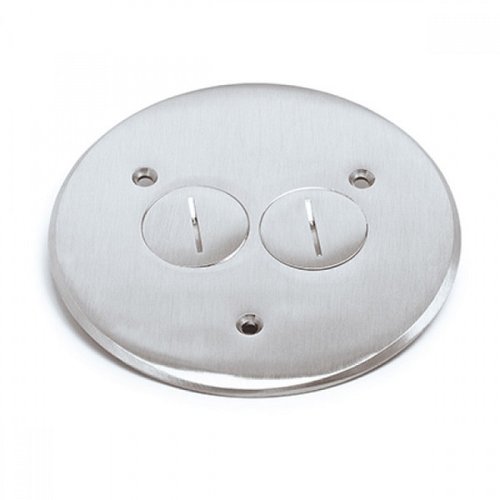 Enerlites 5 5in Round Cover Plate With 20a Trwr Duplex