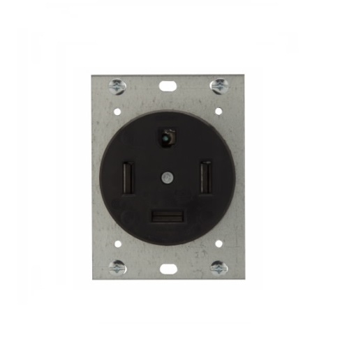 Eaton Wiring 60 Amp Power Receptacle, NEMA 14-60R, 3-Pole (Eaton Wiring