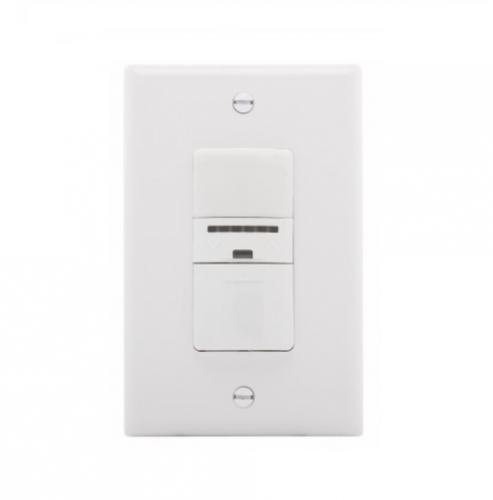 Leviton Decora 120 277 Volt Wall Switch Occupancy Sensor White 2 Pack P00 Ods10 1hw The Home Depot
