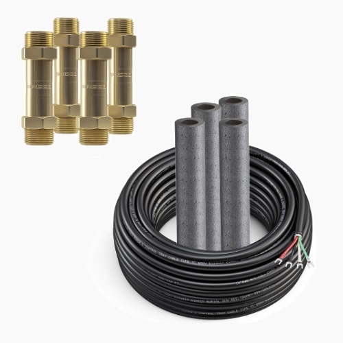 MrCool 1/4-in X 1/2-in Coupler Kit w/75-ft MC-5 Cable for 9K/12K/18K Line  Set