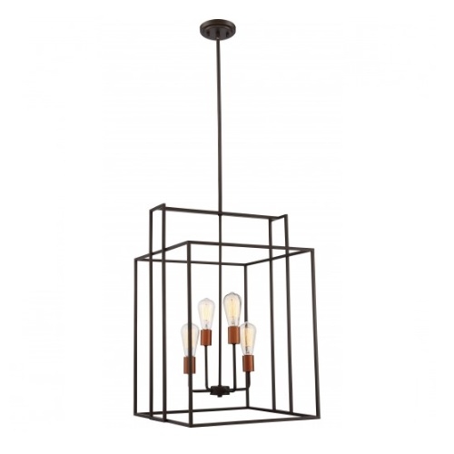 square pendant light fixture