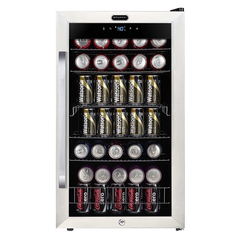 BR-125SD Steel Small Beverage Cooler Fridge