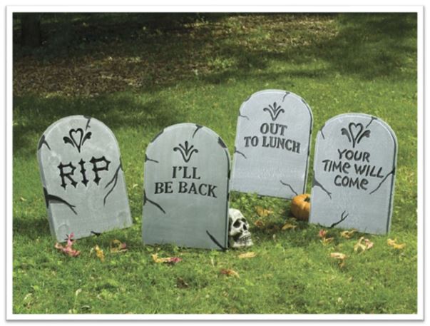 13 Days of Halloween: Cardboard Tombstone! | HomElectrical.com